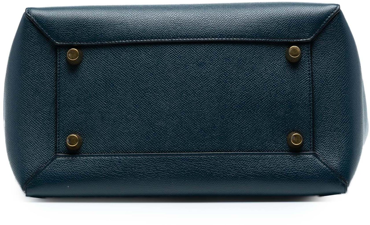 Celine Mini Grained Calfskin Belt Bag Blauw