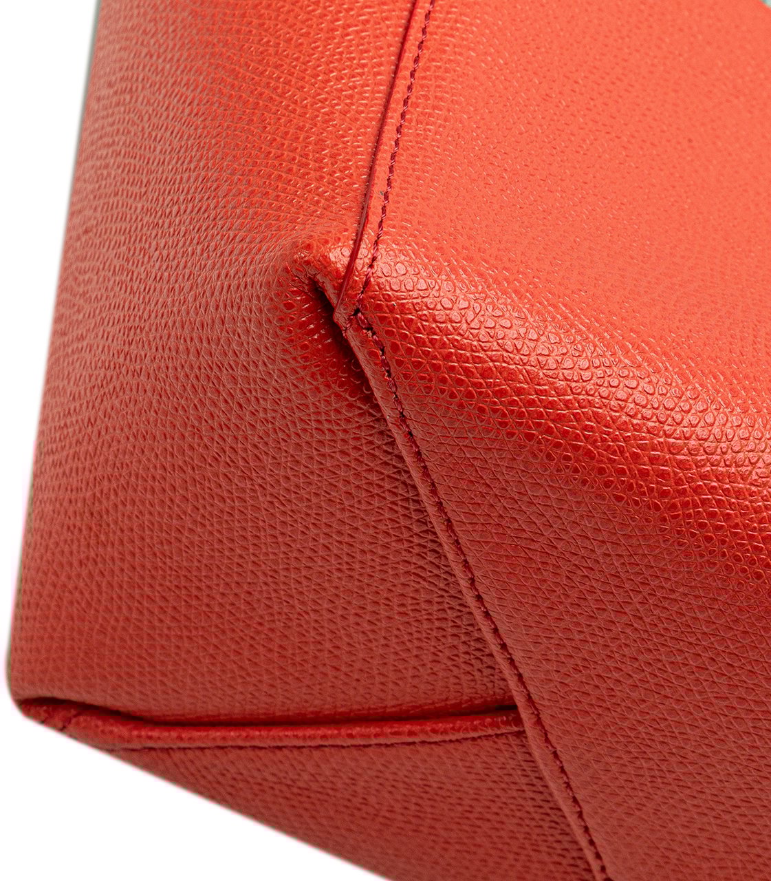 Celine Small Bicolor Leather Vertical Cabas Blauw