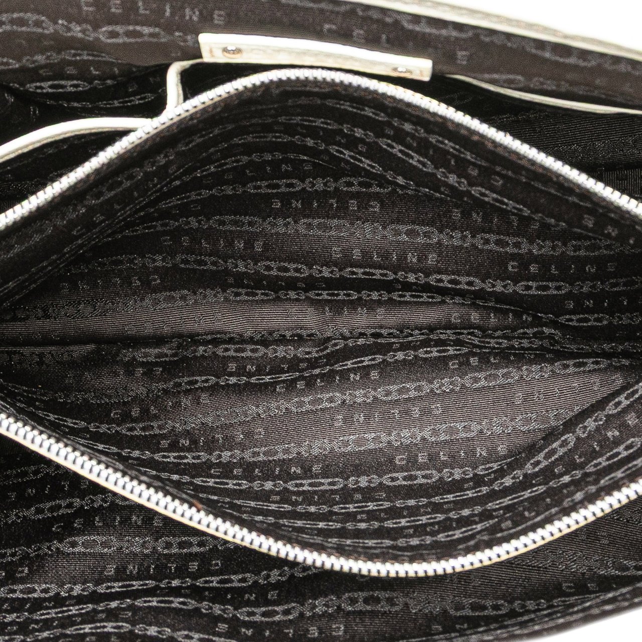 Celine Macadam Denim Boogie Handbag Blauw