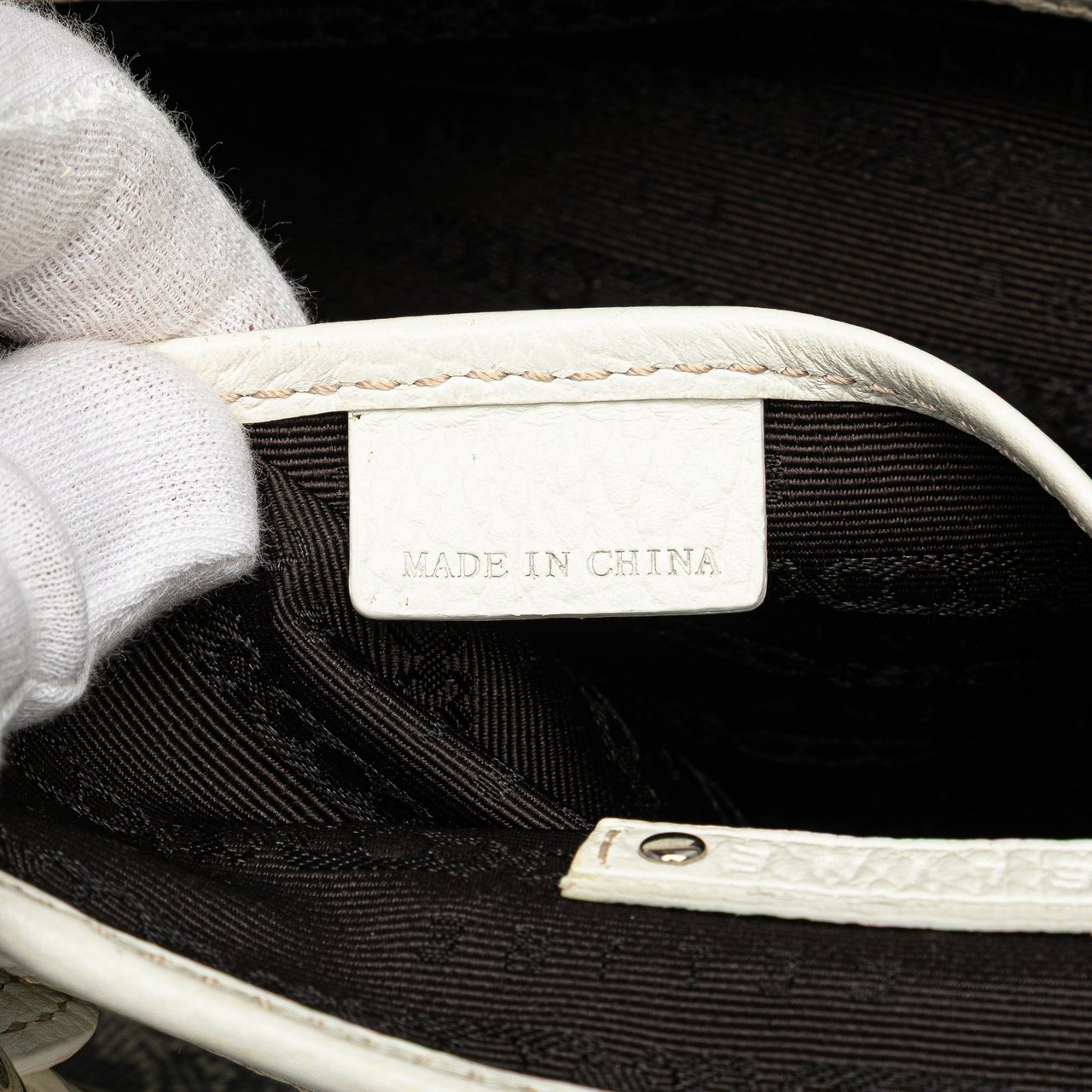 Celine Macadam Denim Boogie Handbag Blauw