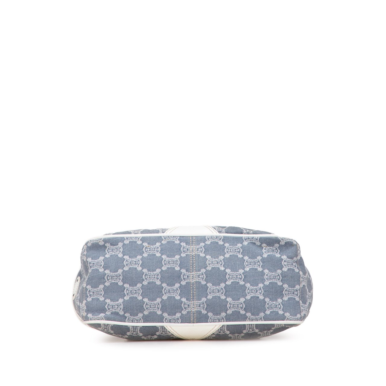 Celine Macadam Denim Boogie Handbag Blauw