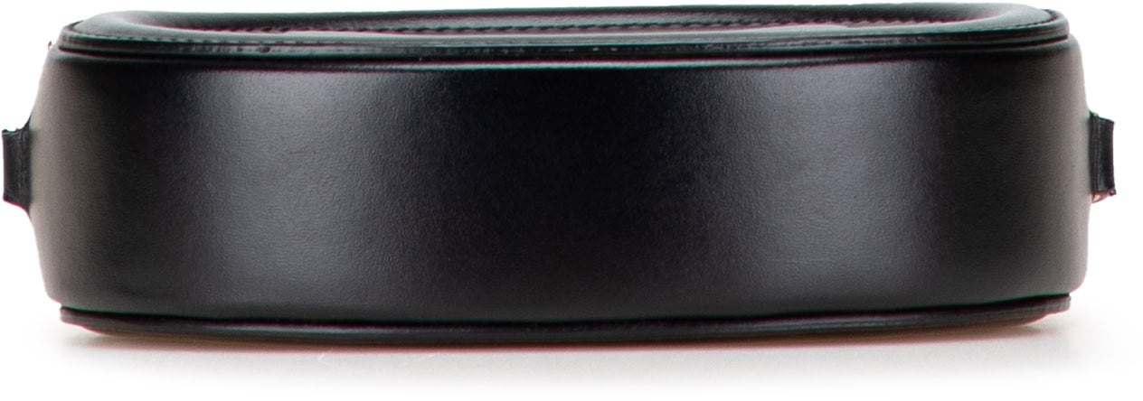 Celine Small Calfskin Cuir Triomphe Oval Crossbody Zwart