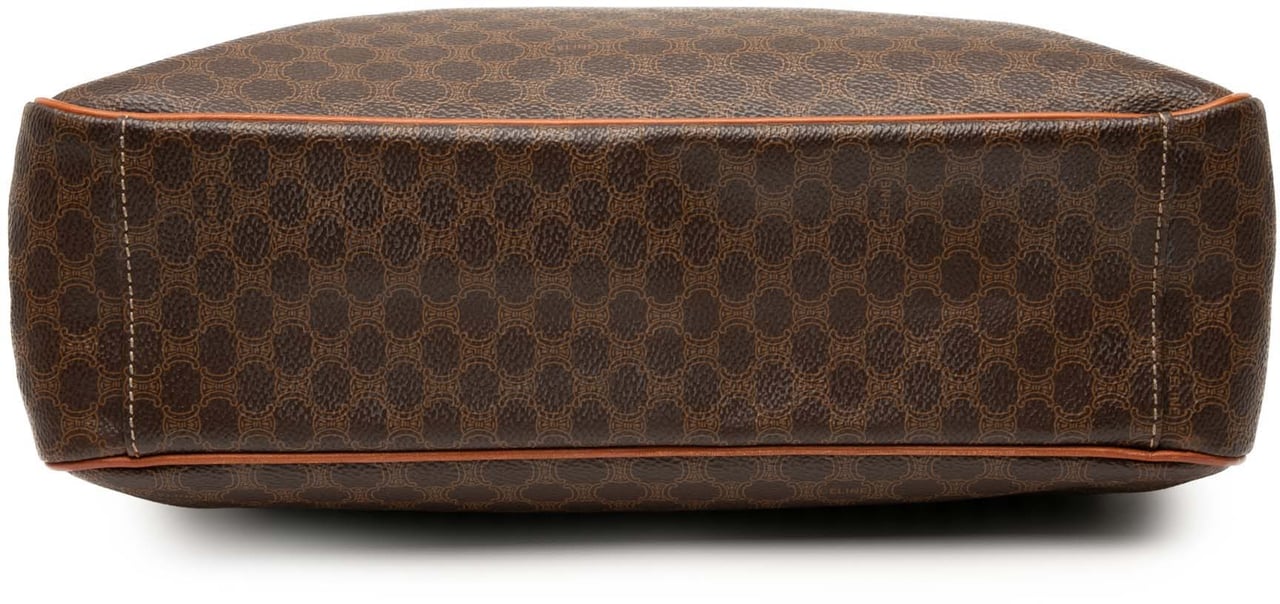 Celine Macadam Coated Canvas Tote Bruin