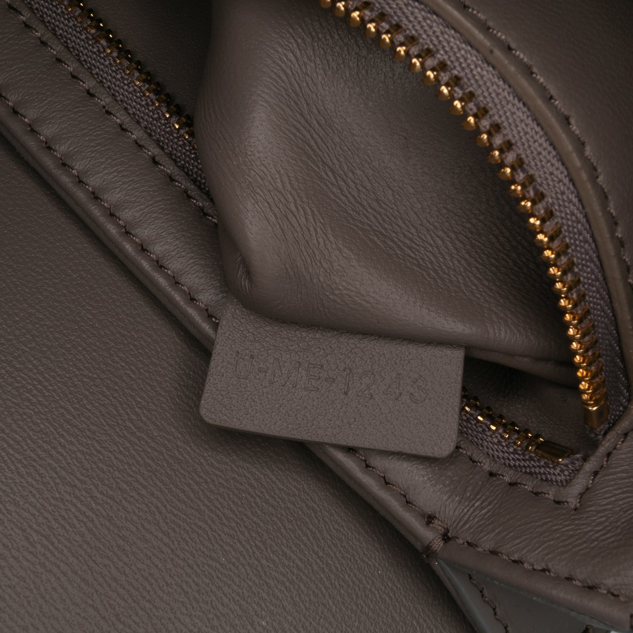 Celine Teen Shiny Calfskin Triomphe Crossbody Bruin