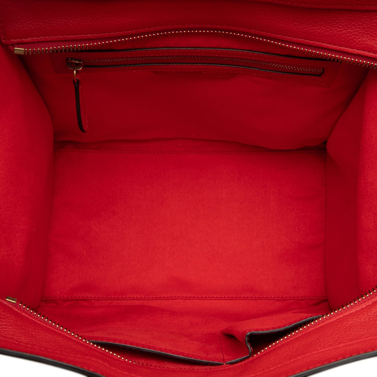 Celine Mini Leather Luggage Tote Oranje