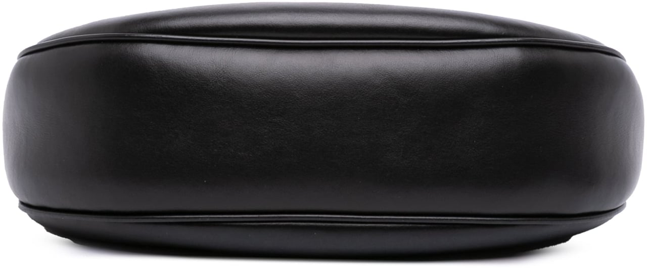 Celine Medium Calfskin Triomphe Ava Shoulder Bag Zwart