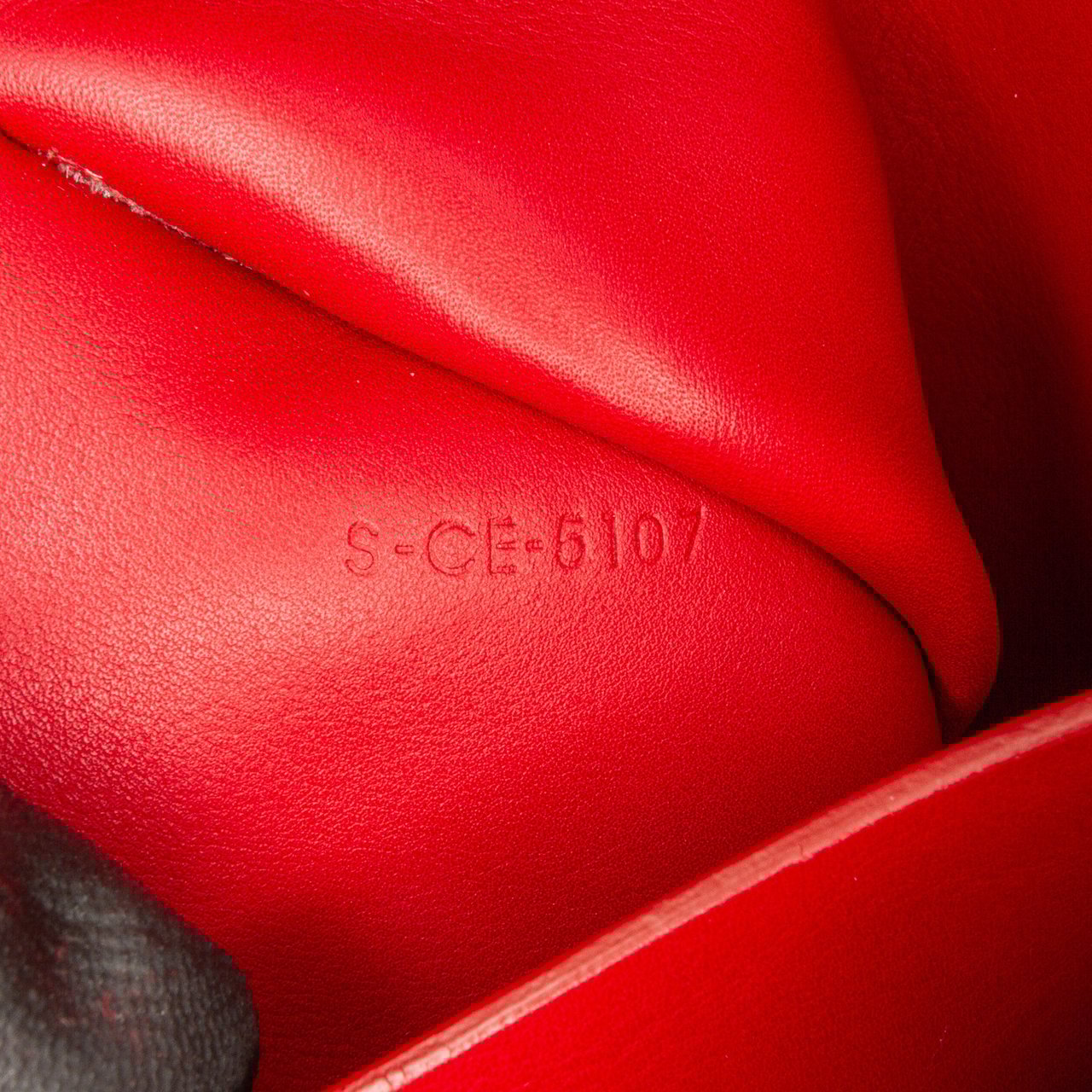Celine Leather Big Bag Bucket Crossbody Rood