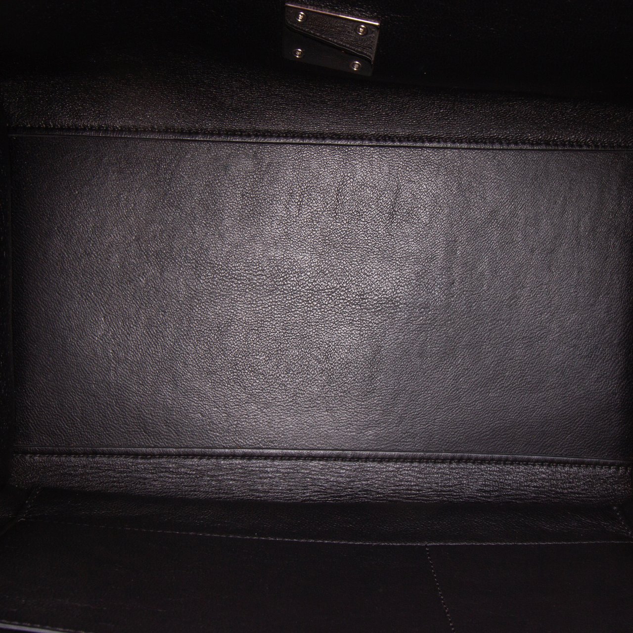 Celine Medium Drummed Calfskin and Suede Trapeze Satchel Rood