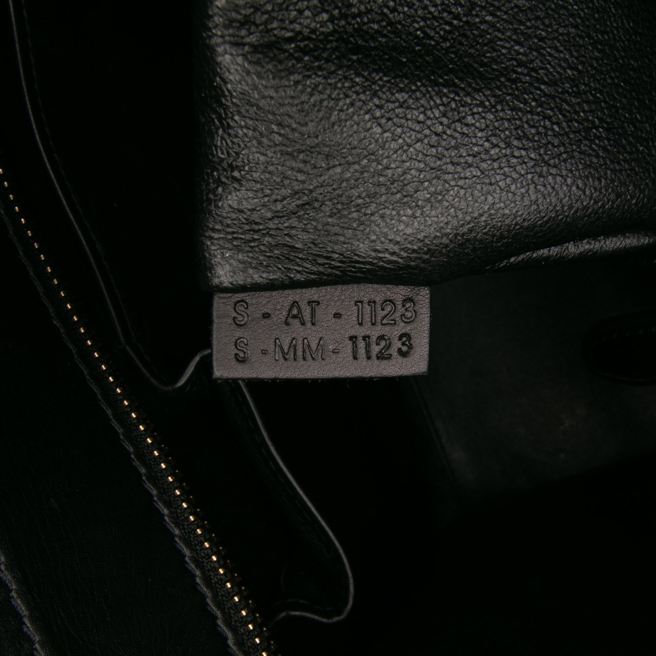 Celine Micro Tricolor Leather Luggage Tote Bruin