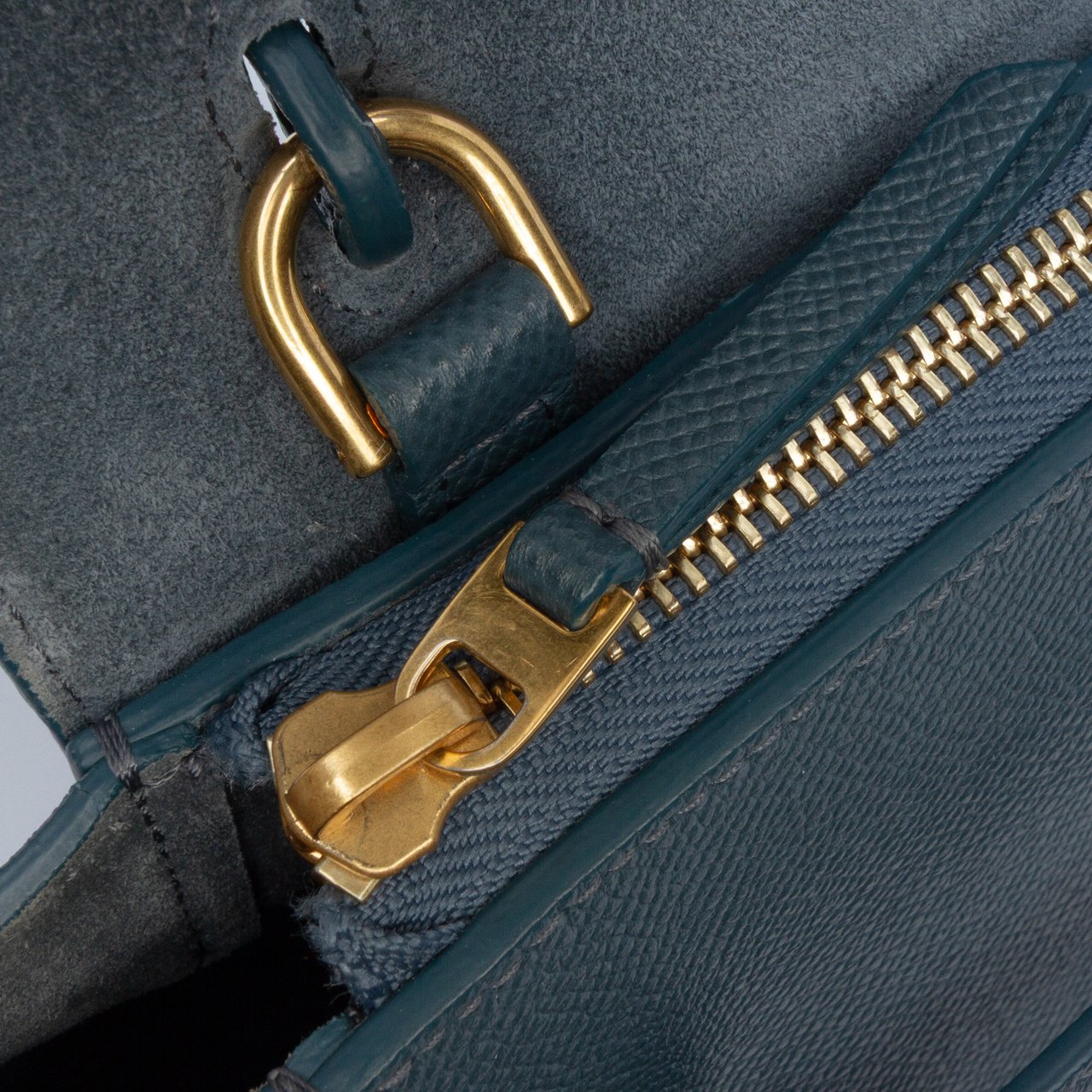 Celine Nano Grained Calfskin Belt Bag Blauw