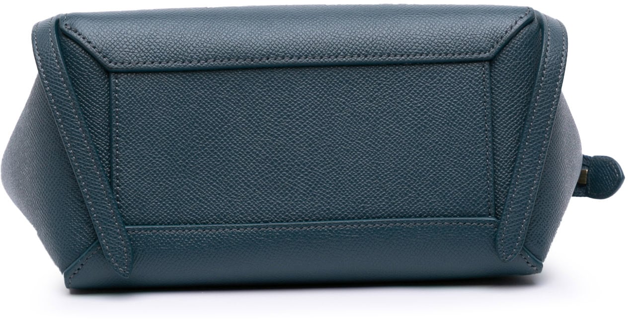 Celine Nano Grained Calfskin Belt Bag Blauw