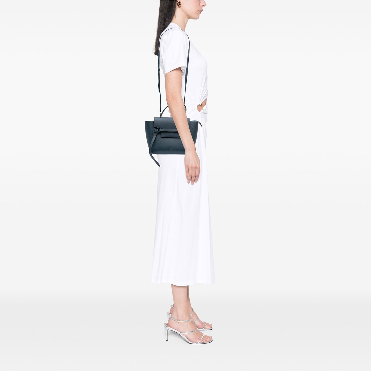 Celine Nano Grained Calfskin Belt Bag Blauw