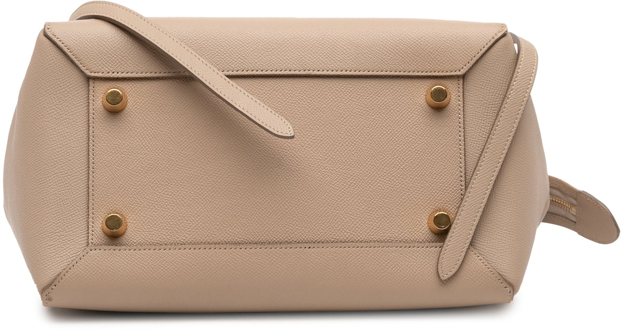 Celine Mini Grained Calfskin Belt Bag Bruin