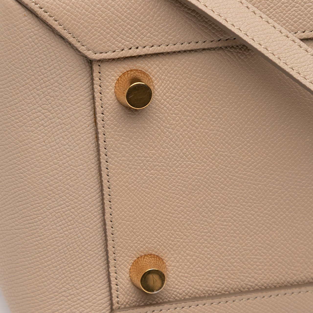 Celine Mini Grained Calfskin Belt Bag Bruin