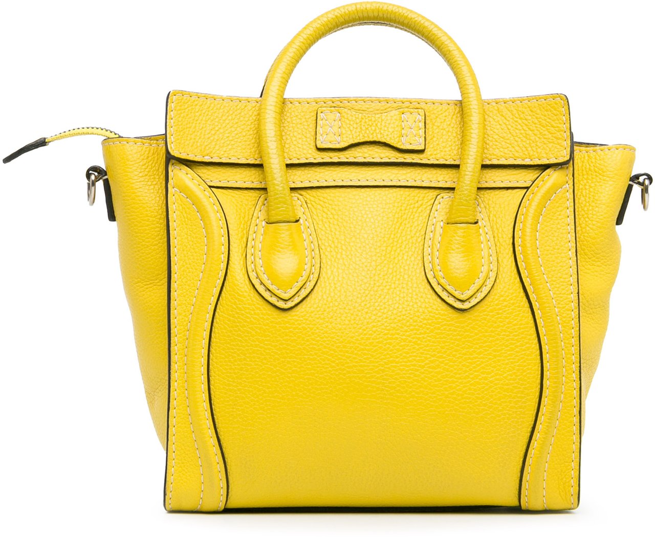 Celine Nano Luggage Tote Geel