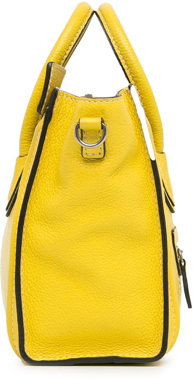 Celine Nano Luggage Tote Geel