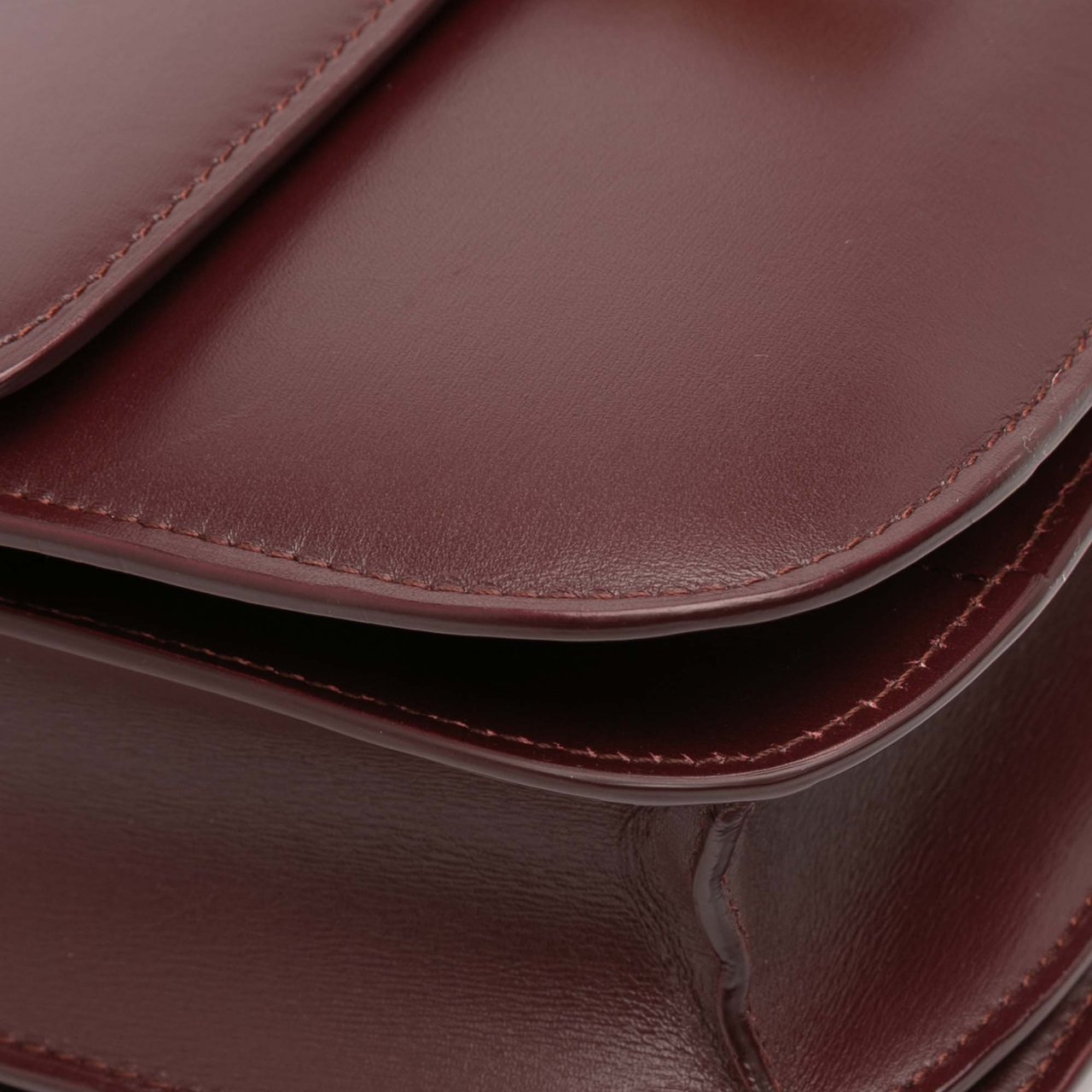Celine Medium Calfskin Classic Box Rood