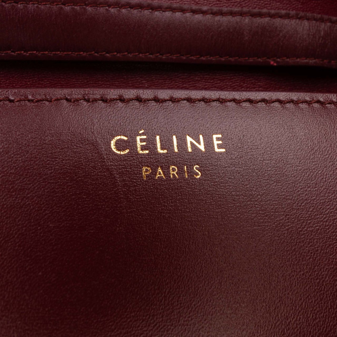 Celine Medium Calfskin Classic Box Rood