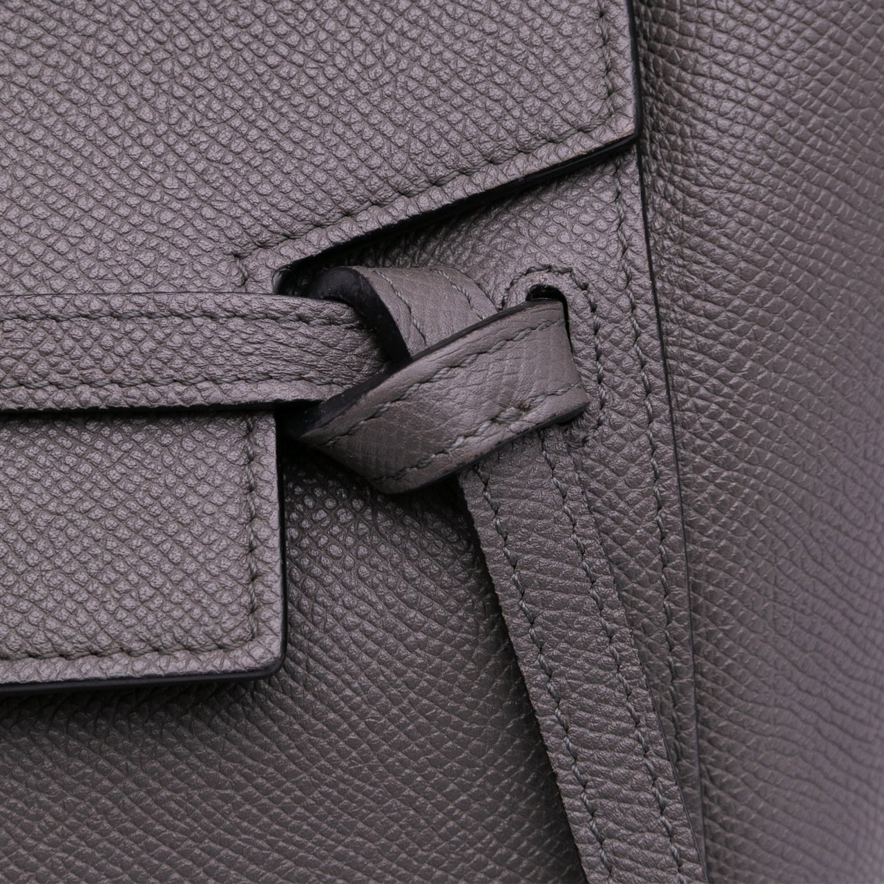 Celine Nano Grained Calfskin Belt Bag Grijs