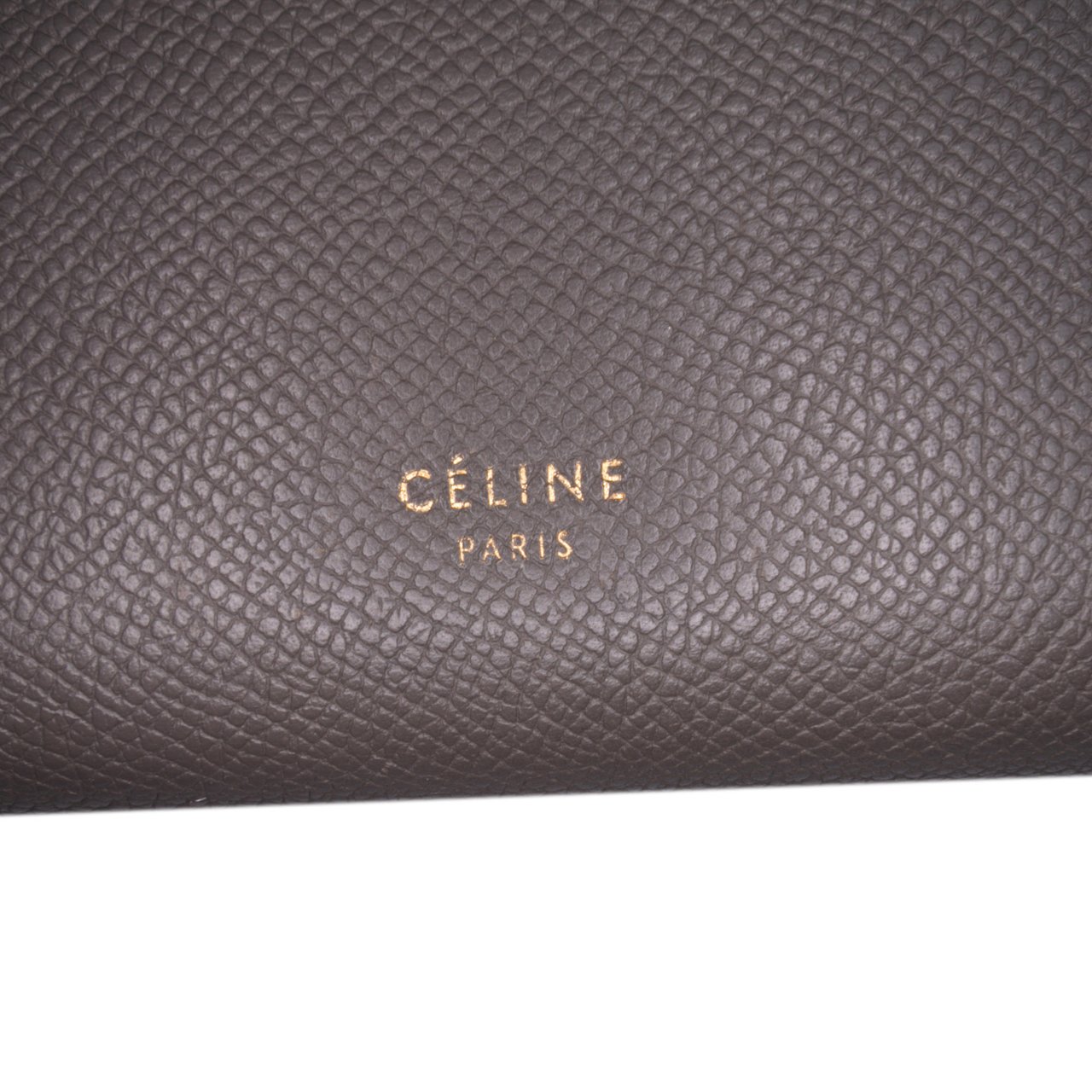 Celine Nano Grained Calfskin Belt Bag Grijs