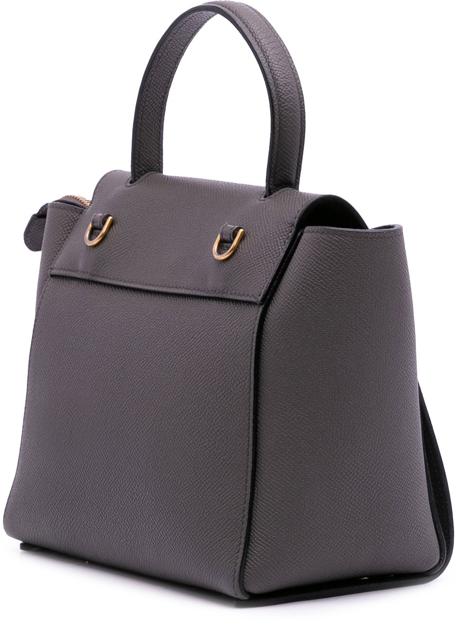 Celine Nano Grained Calfskin Belt Bag Grijs