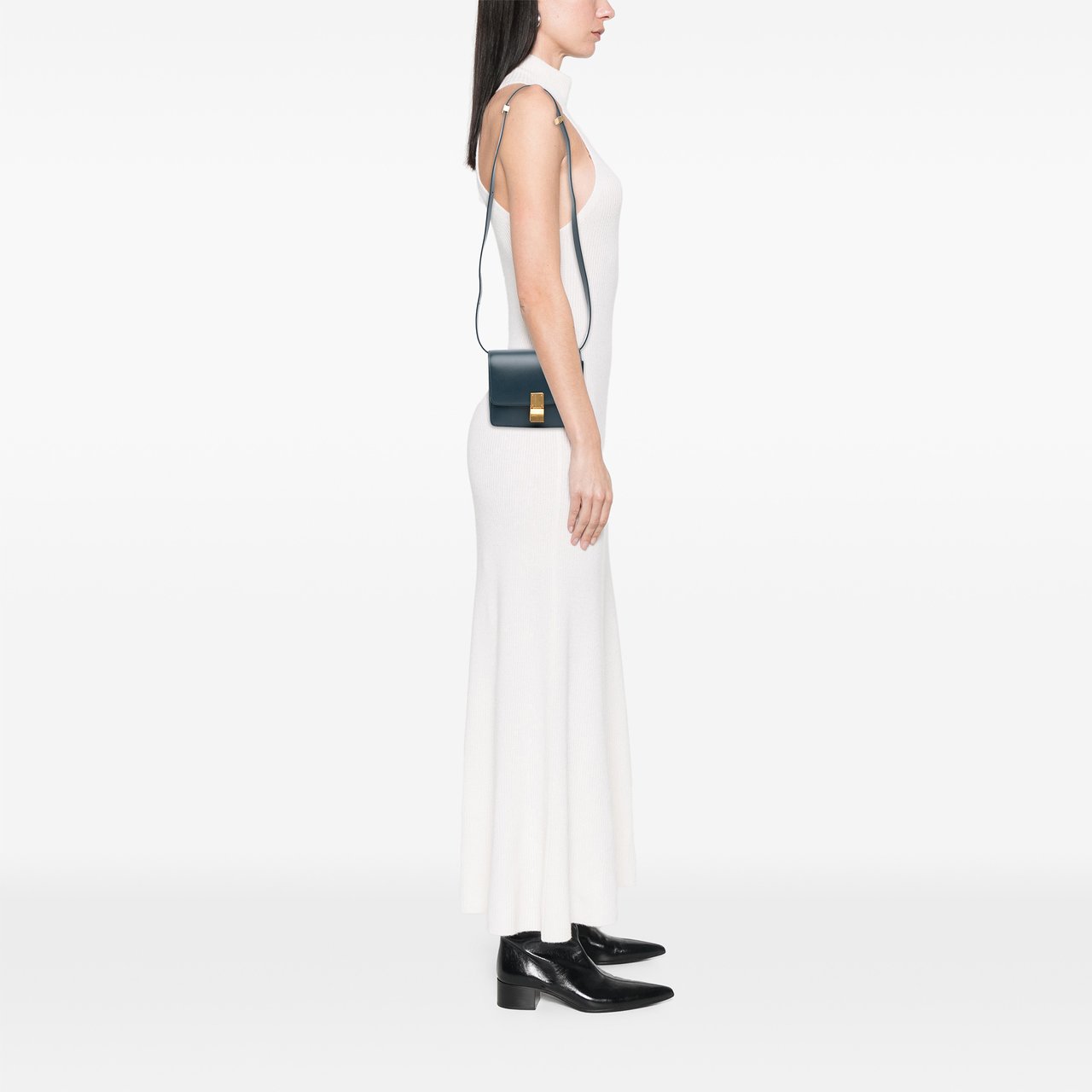 Celine Small Calfskin Classic Box Groen