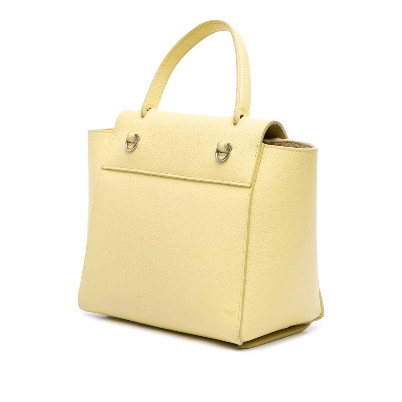 Celine Nano Grained Calfskin Belt Bag Geel