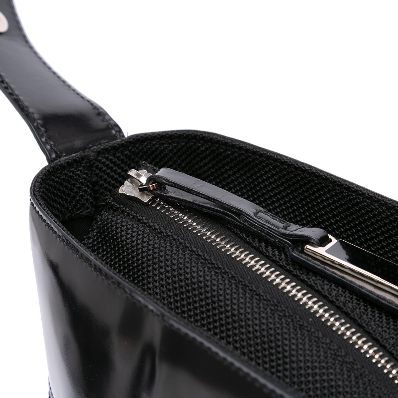 Celine Nylon Shoulder Bag Zwart