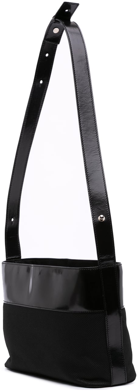 Celine Nylon Shoulder Bag Zwart