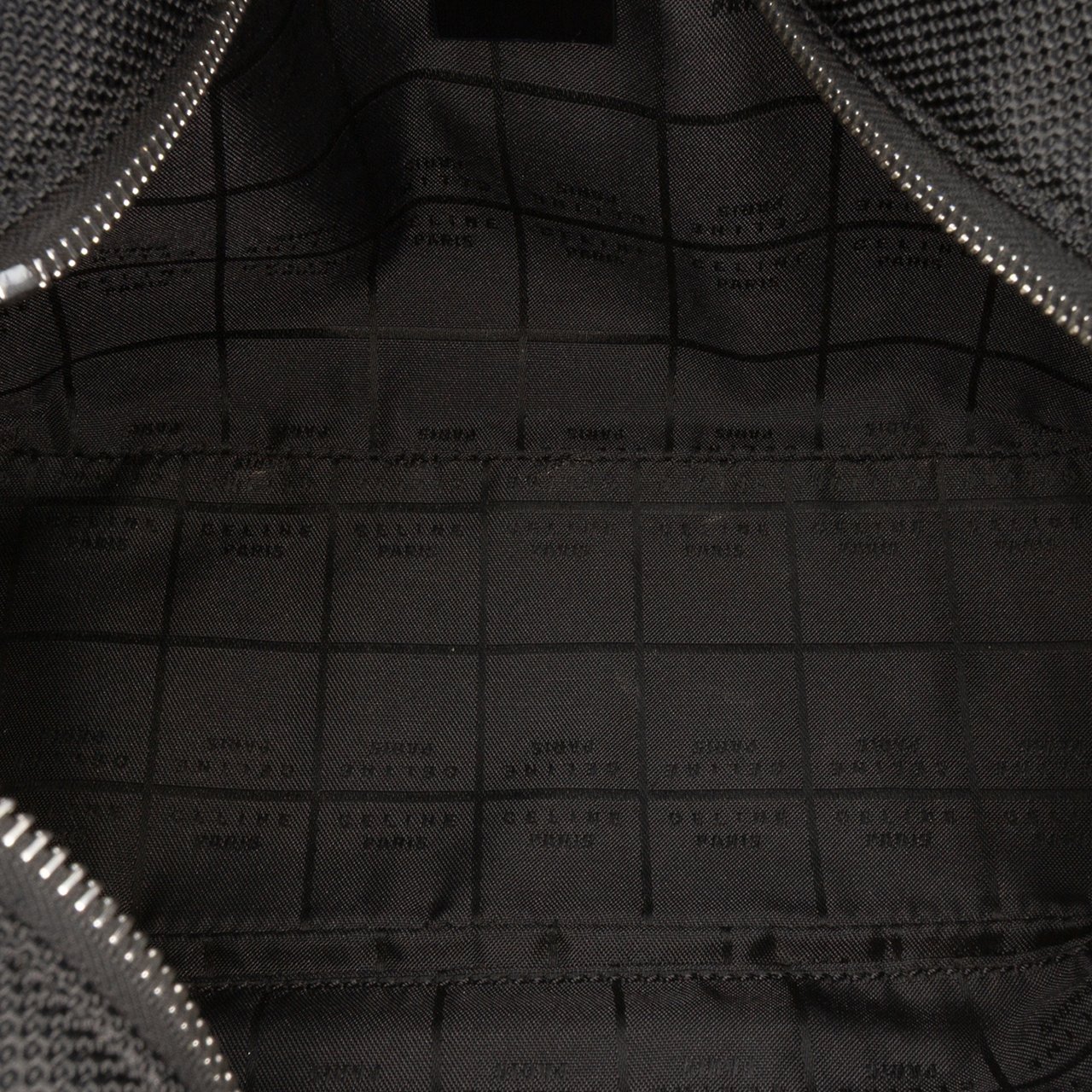 Celine Nylon Shoulder Bag Zwart