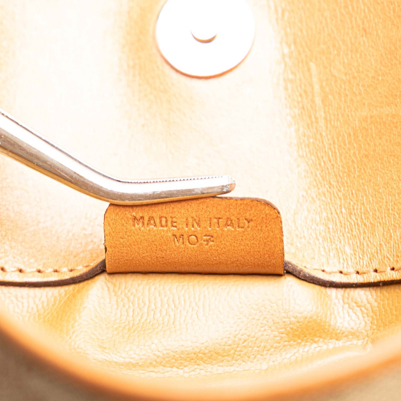 Celine Macadam Coated Canvas Clutch Bruin