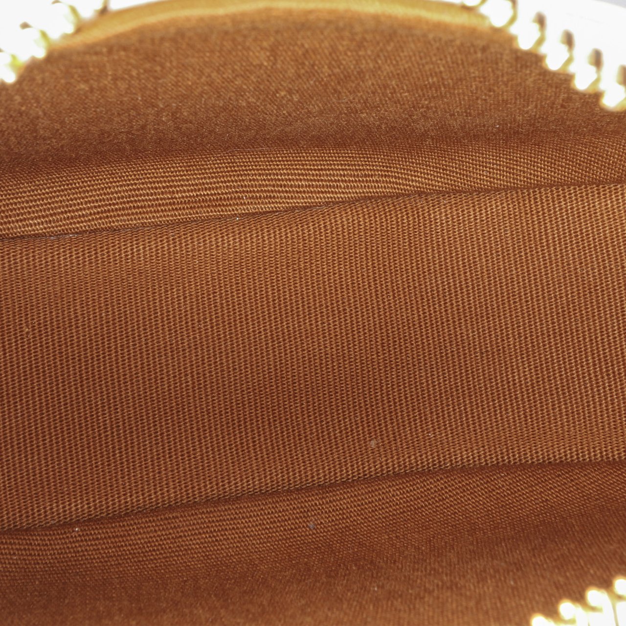 Celine Triomphe Coated Canvas Ava Shoulder Bag Bruin