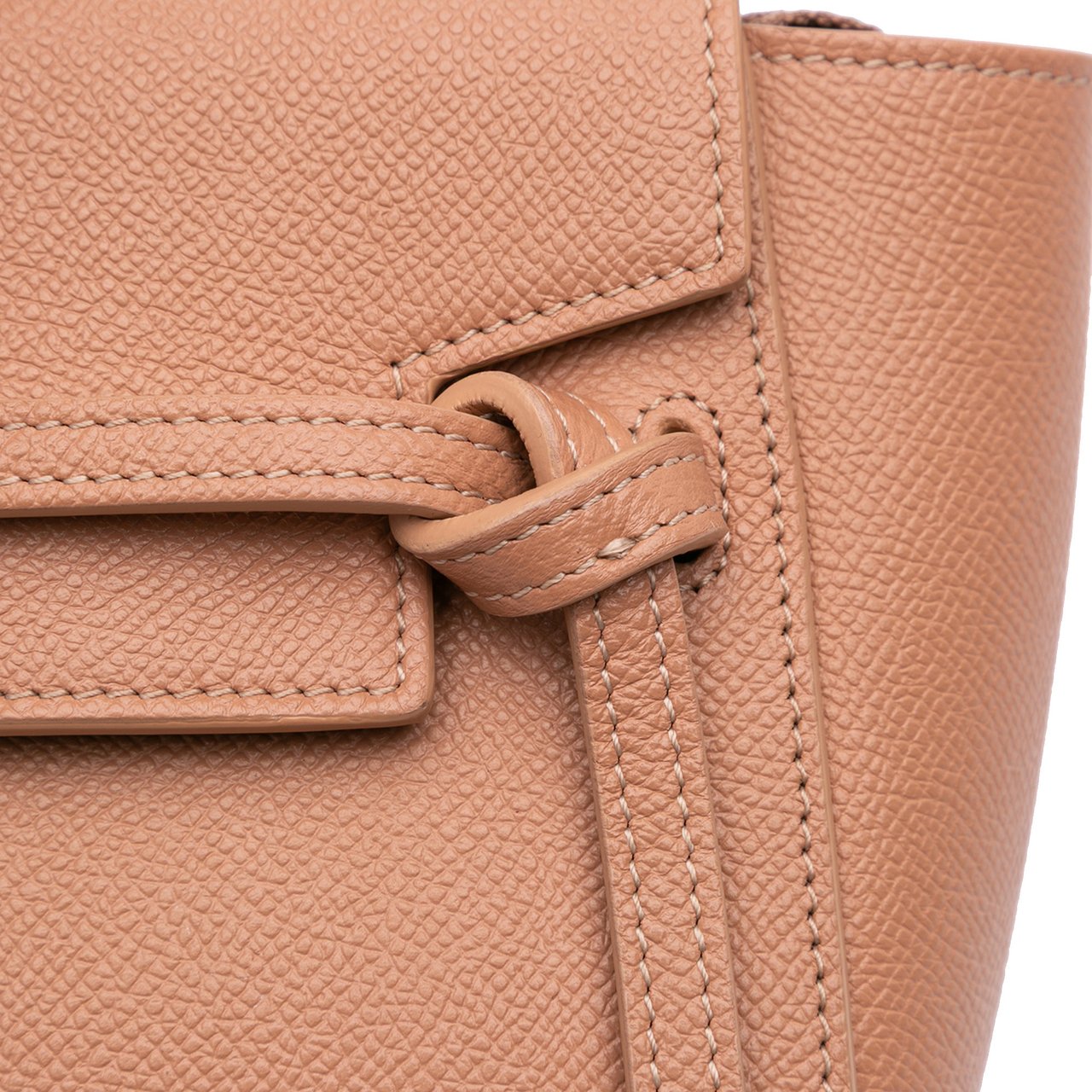Celine Pico Grained Calfskin Belt Bag Roze