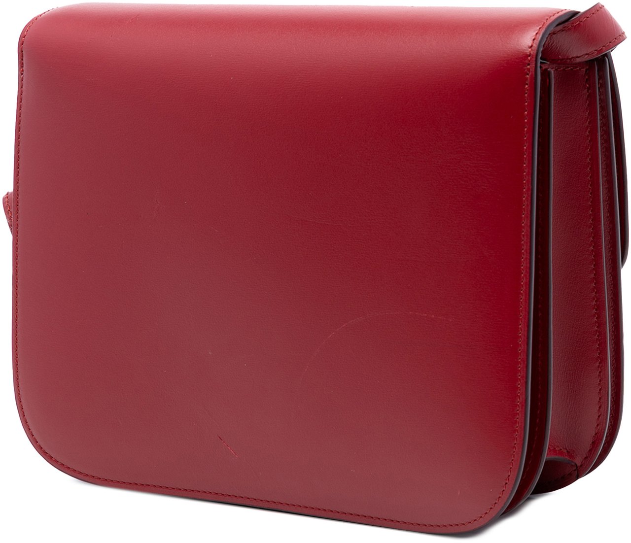 Celine Medium Calfskin Classic Box Rood