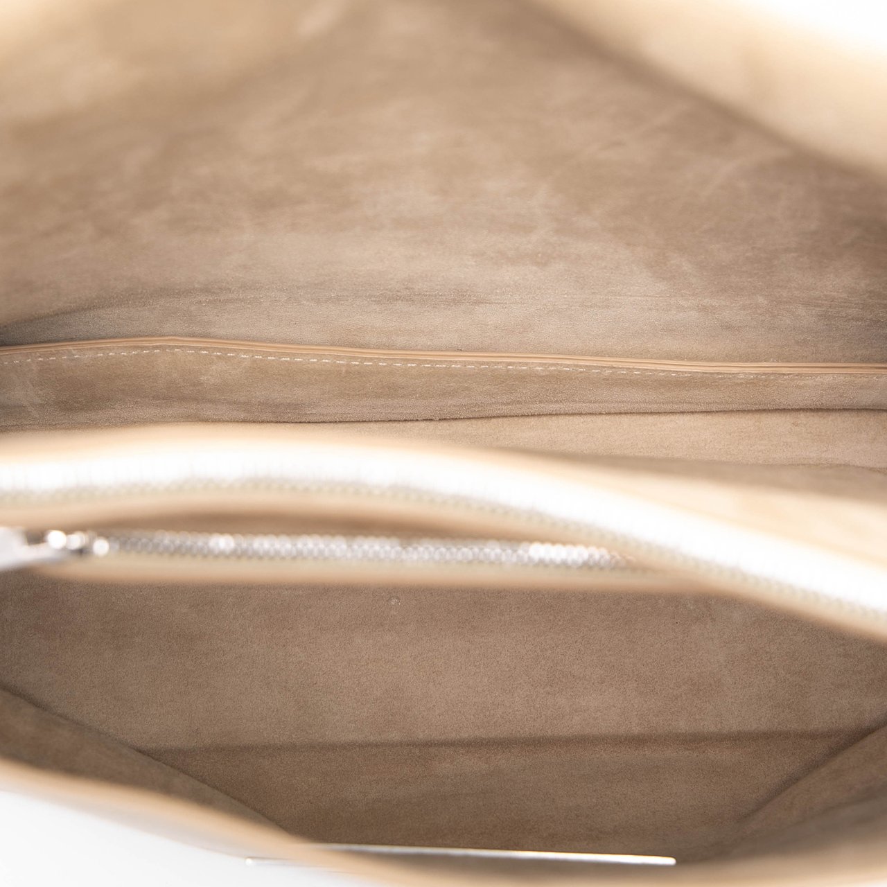 Celine Leather Blade Chain Shoulder Bag Bruin