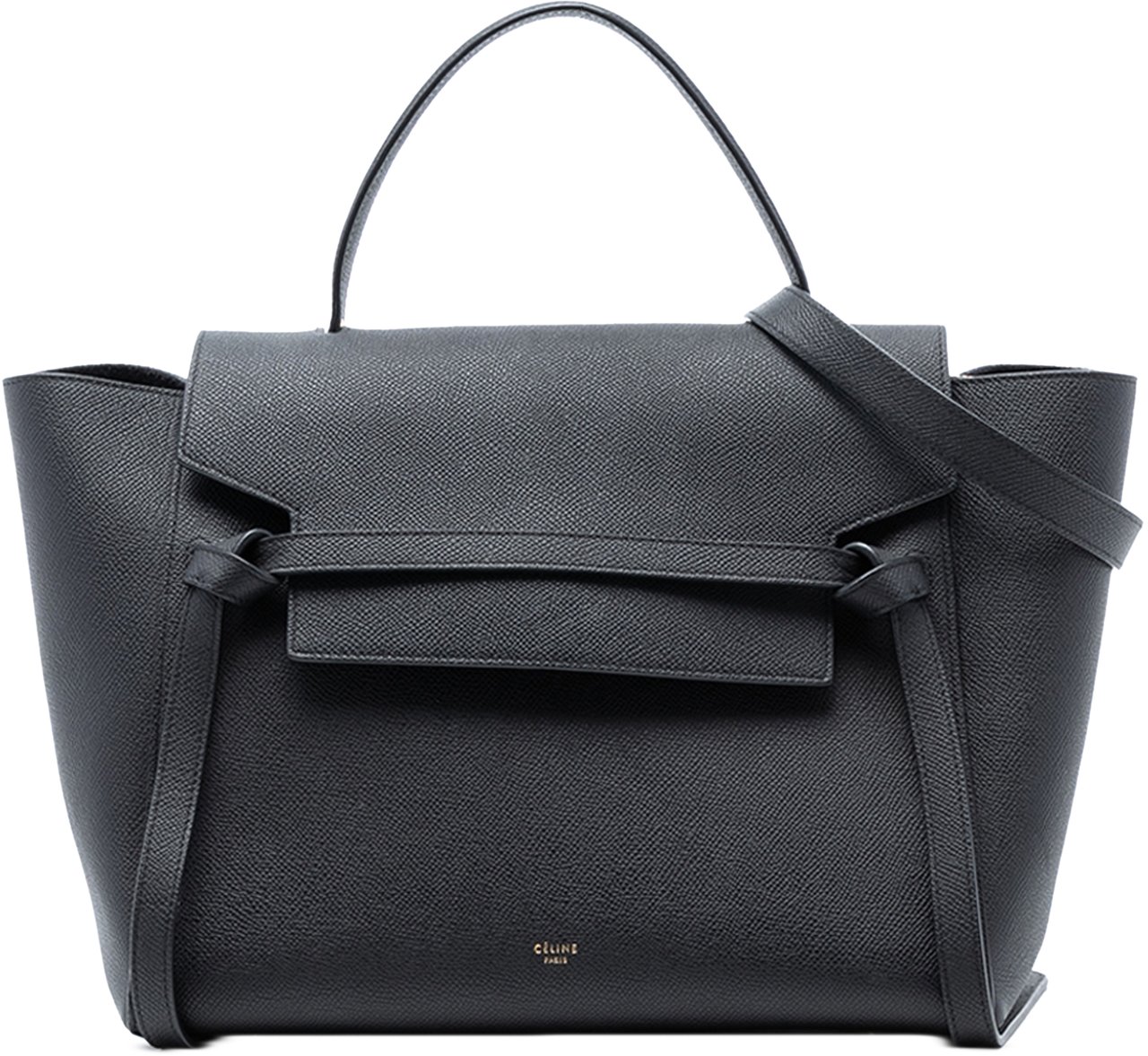 Celine Mini Grained Calfskin Belt Bag Zwart