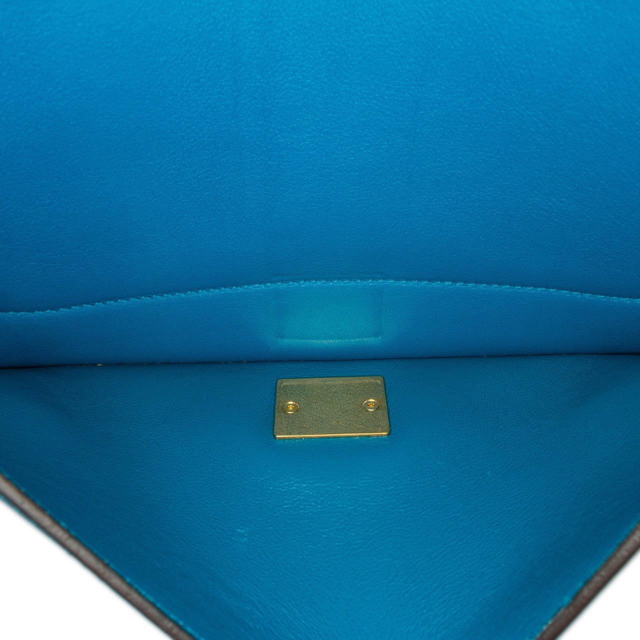 Celine Leather Frame Shoulder Bag Zwart
