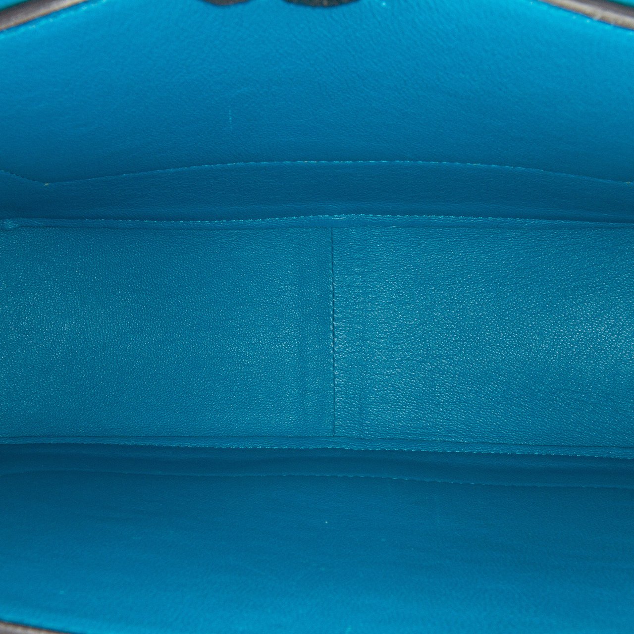 Celine Leather Frame Shoulder Bag Zwart