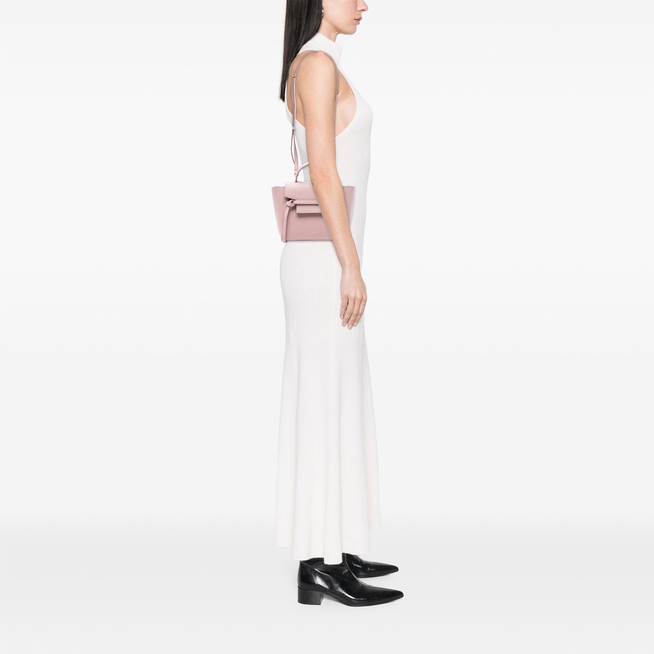 Celine Nano Grained Calfskin Belt Bag Roze