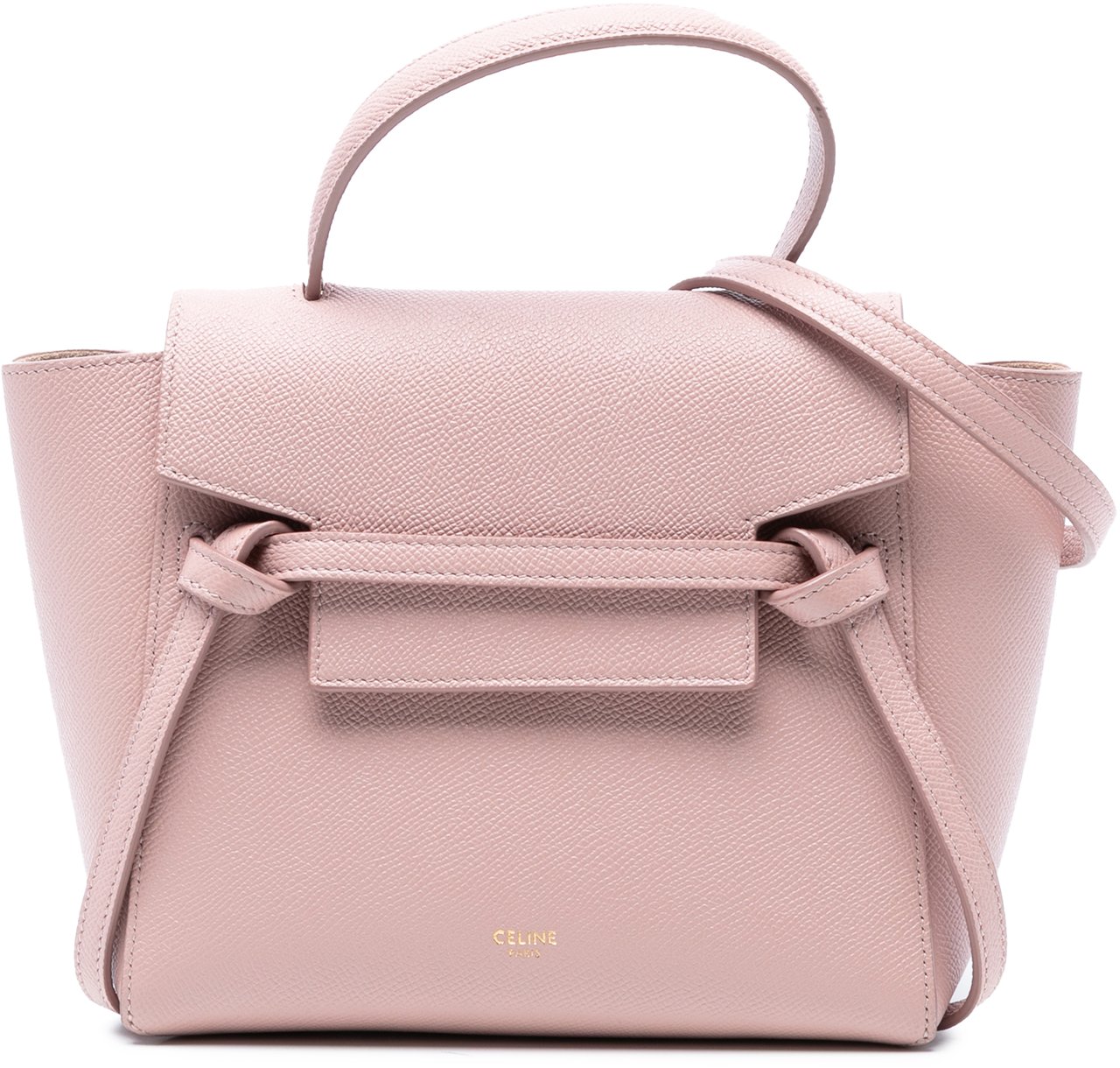 Celine Nano Grained Calfskin Belt Bag Roze