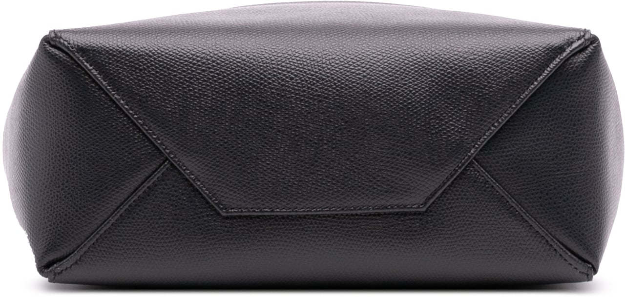 Celine Small Bicolor Grained Calfskin Vertical Cabas Tote Groen