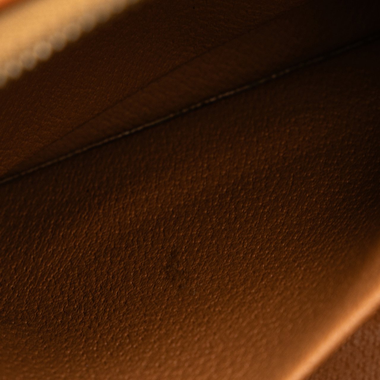 Celine Macadam Coated Canvas Clutch Bruin