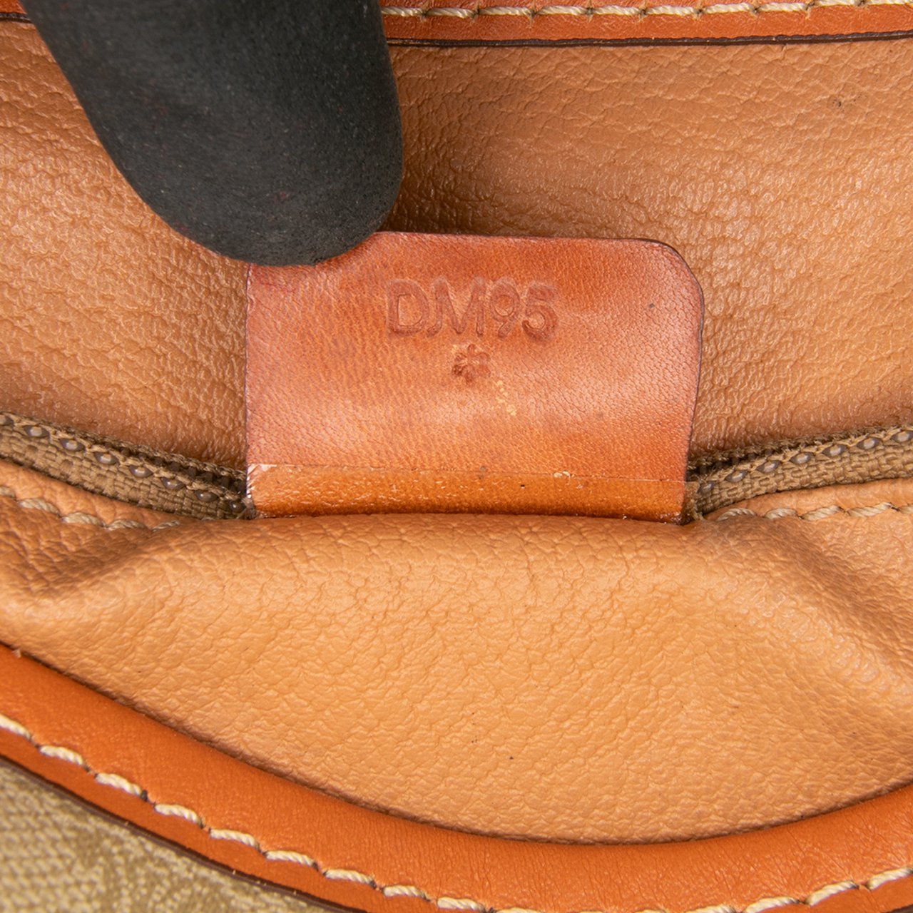 Celine Macadam Coated Canvas Tote Bruin