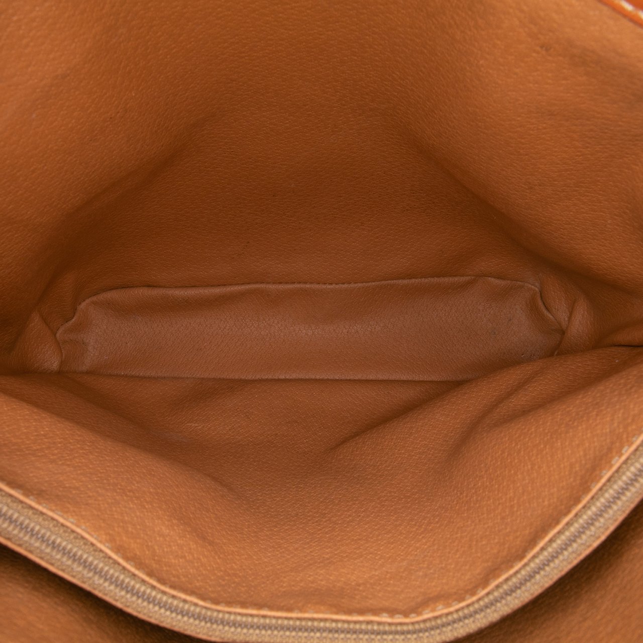 Celine Macadam Coated Canvas Tote Bruin