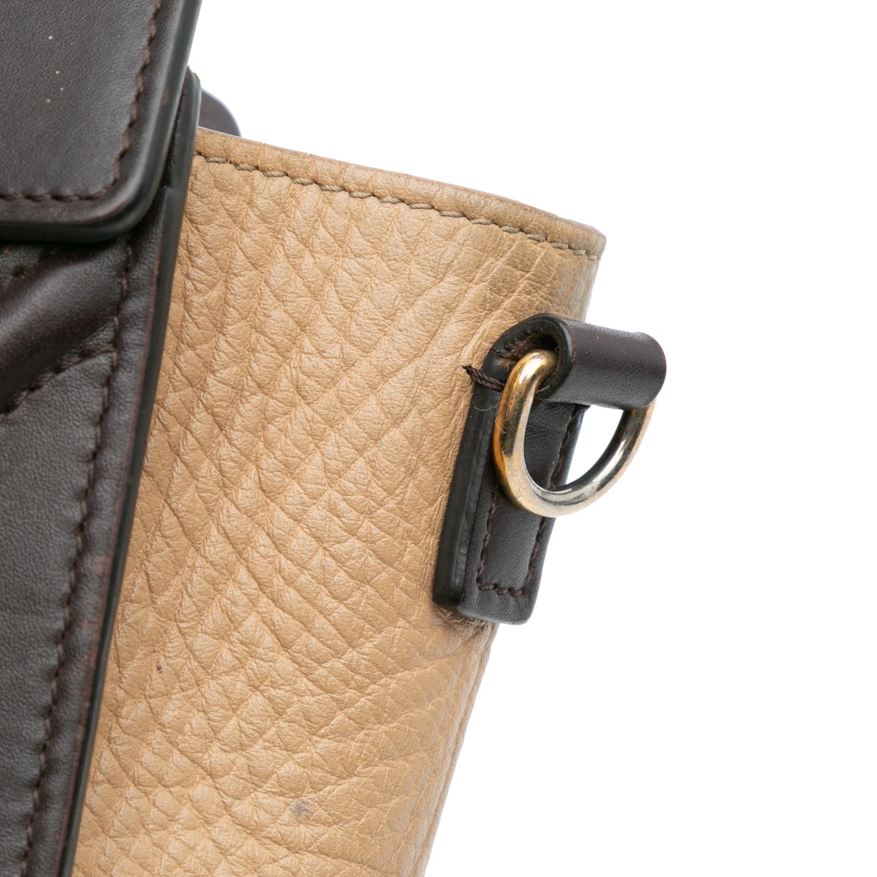 Celine Nano Tricolor Leather Luggage Tote Roze