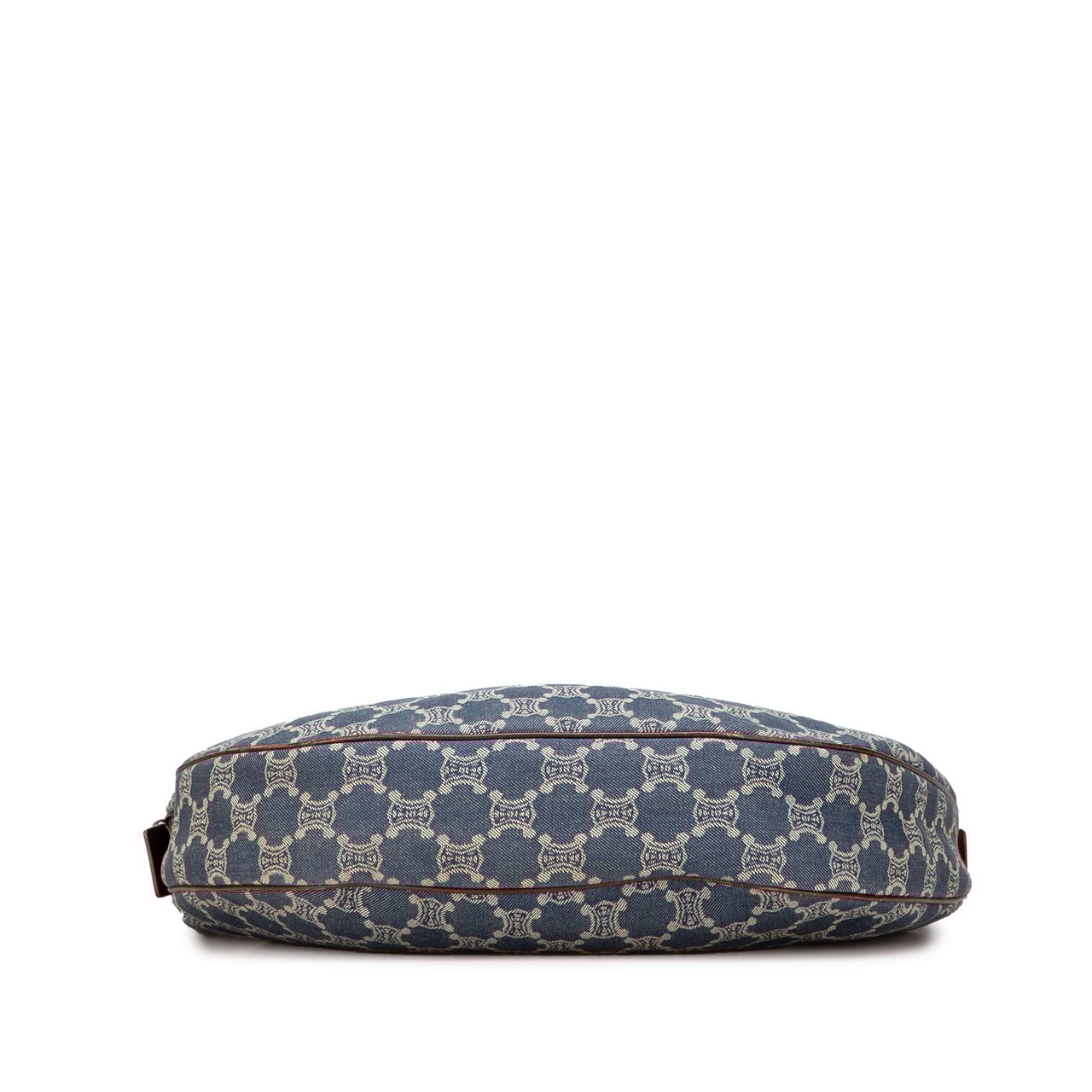 Celine Macadam Denim Crossbody Blauw