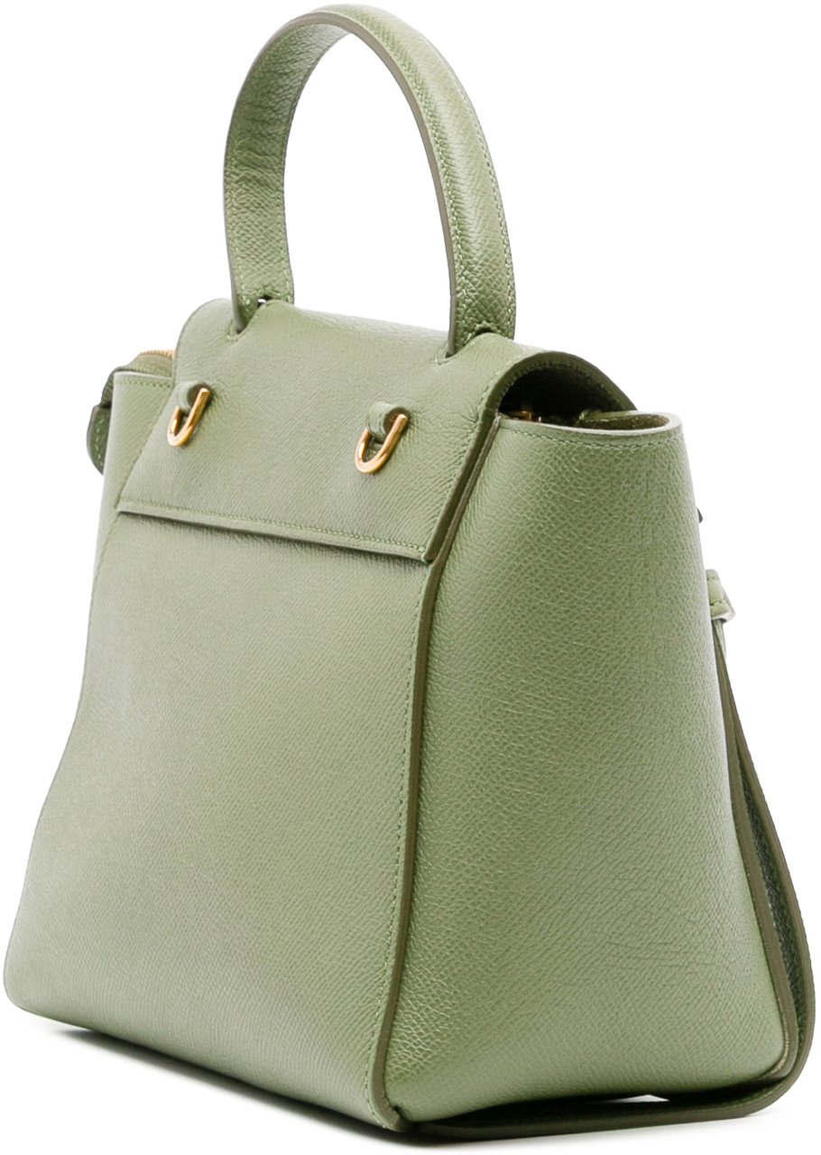 Celine Nano Grained Calfskin Belt Bag Groen