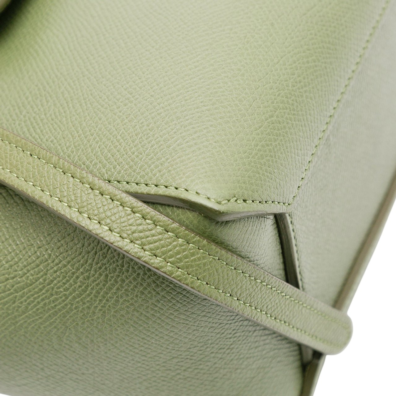 Celine Nano Grained Calfskin Belt Bag Groen