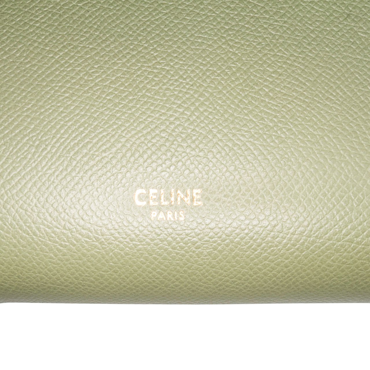Celine Nano Grained Calfskin Belt Bag Groen