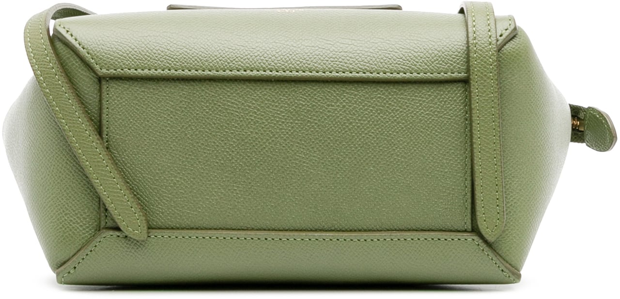 Celine Nano Grained Calfskin Belt Bag Groen